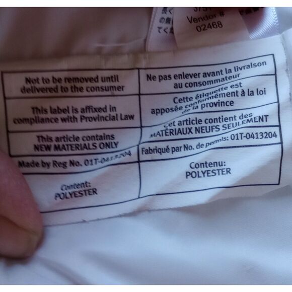 Eddie Bauer Women's Size Medium White & Black Paid Puffer Vest - Picture 11 of 11